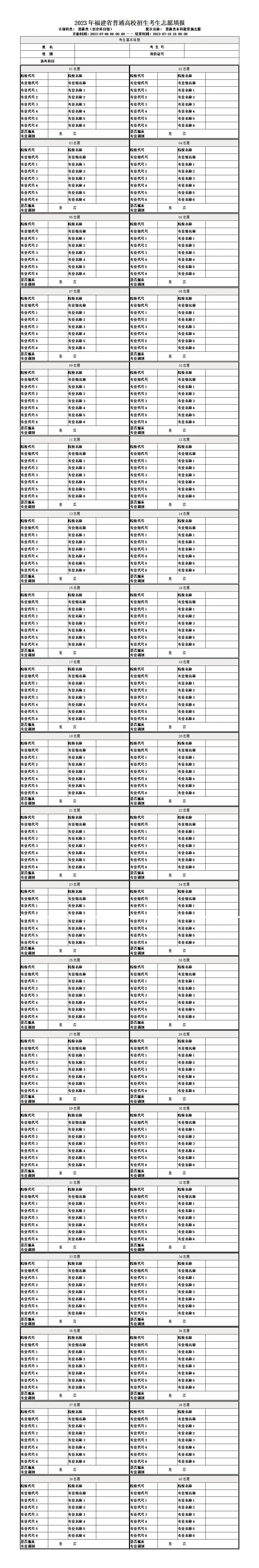 本科批--历史组(常规志愿) 本科批--历史组(常规志愿)