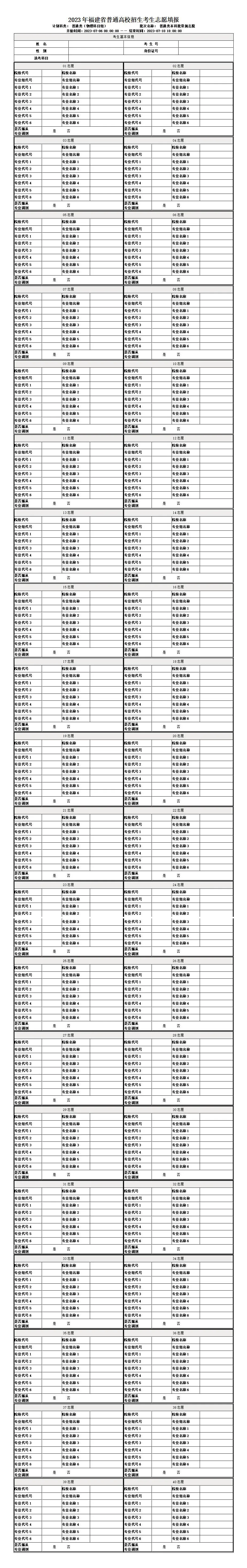 本科批--物理组(常规志愿) 本科批--物理组(常规志愿)